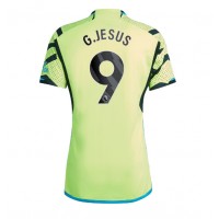 Camiseta Arsenal Gabriel Jesus #9 Segunda Equipación Replica 2023-24 mangas cortas